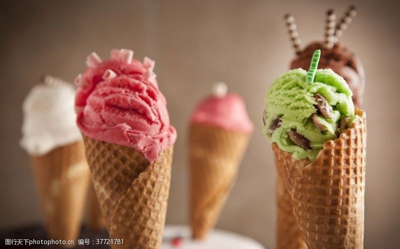 冰冻西瓜美味冰淇淋