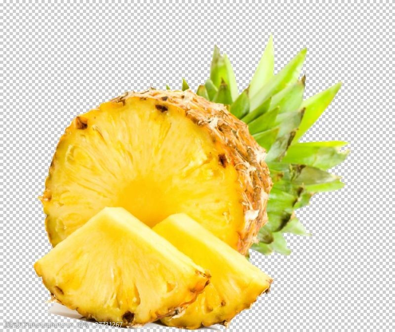 切开的梨图片素材菠萝