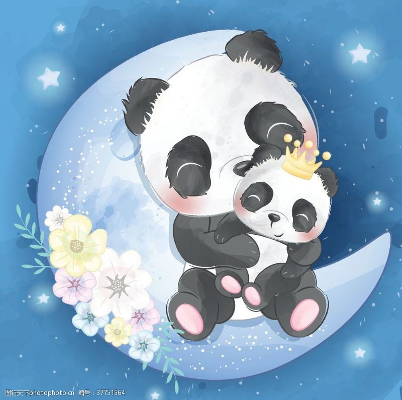 拥抱快乐大熊猫