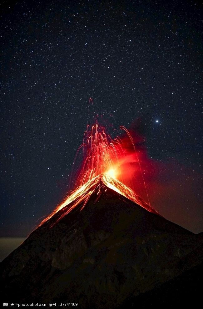 岩浆火山喷发