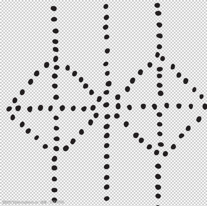 线条几何元素名片点线图案