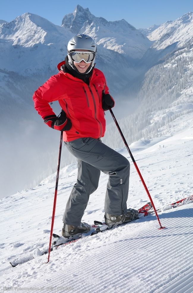 登山海报滑雪运动滑雪板