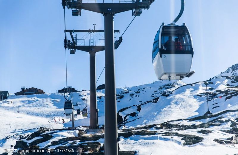 登山宣传滑雪运动滑雪板
