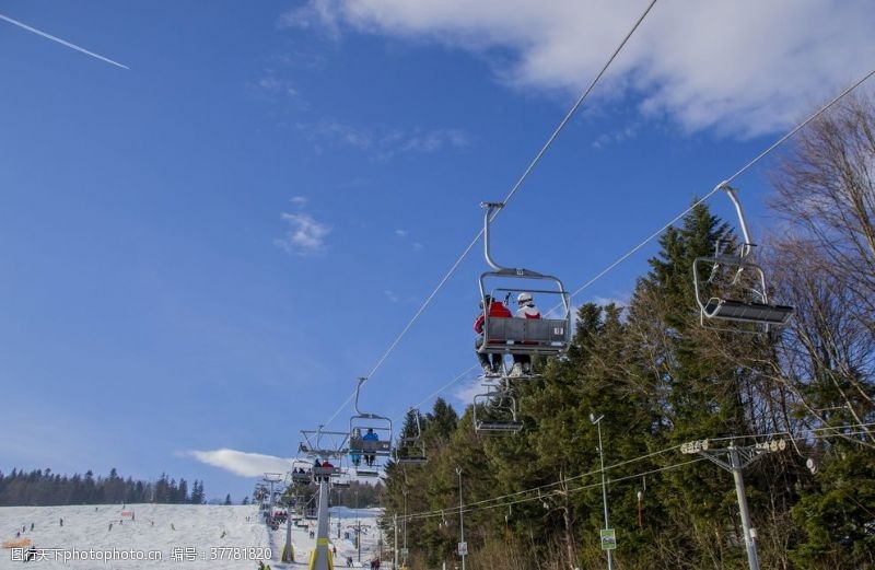 登山海报滑雪运动滑雪板