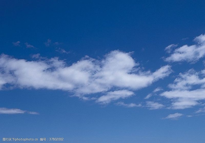 白云的蓝色天空素材