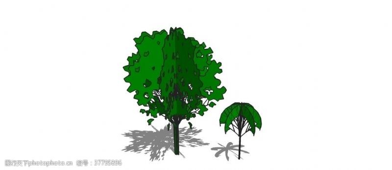 树木模型树木skp模型