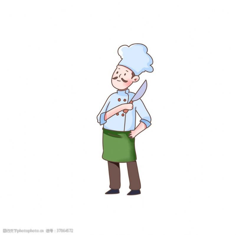 厨师卡通人物大厨