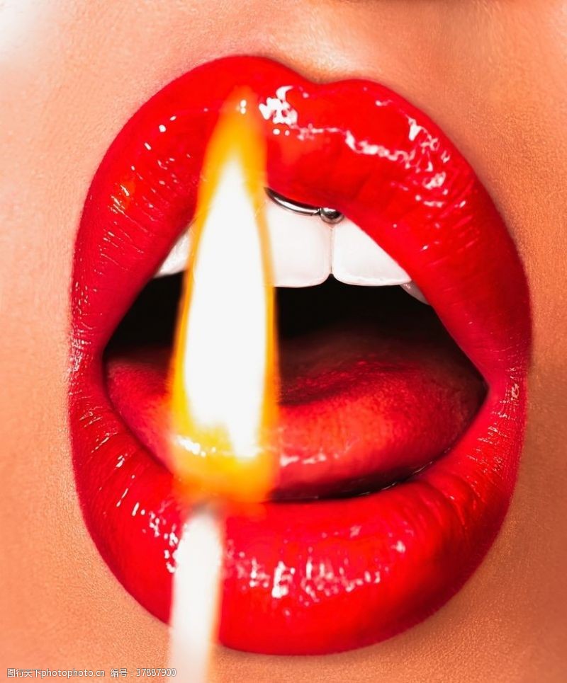性感妩媚创意红唇