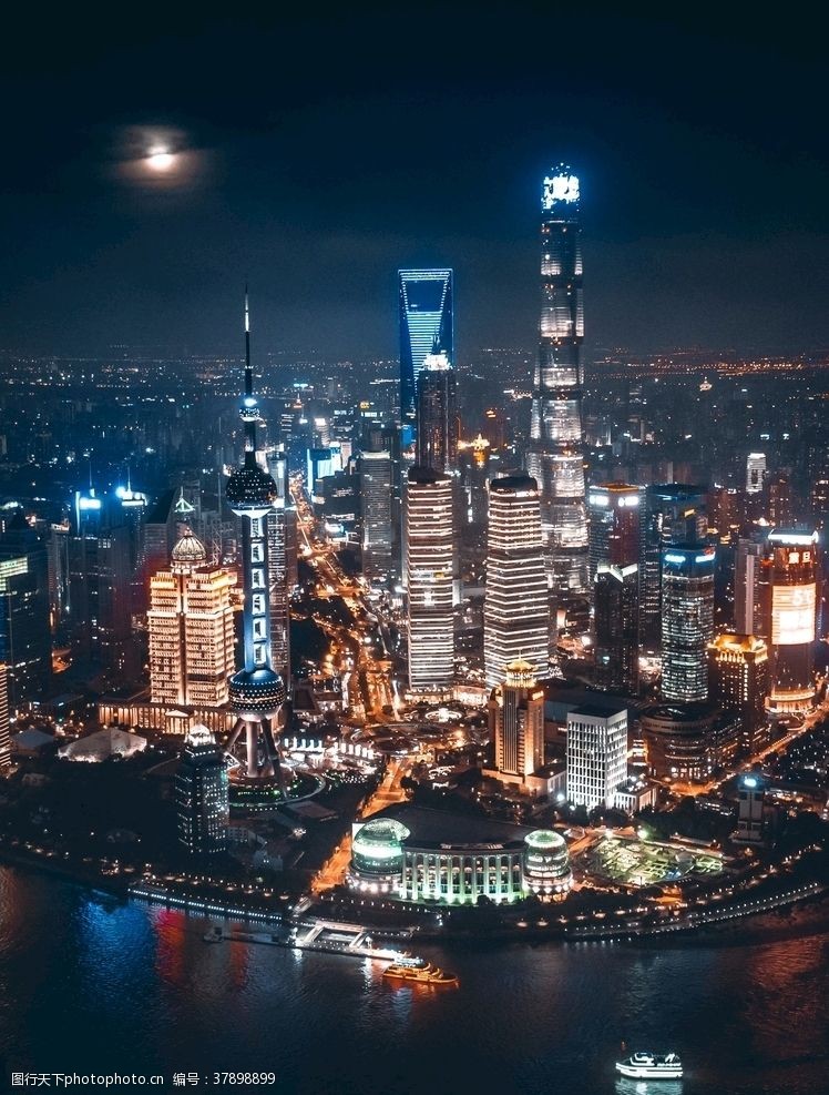 水墨印记上海夜景