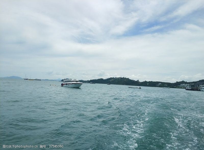 快艇泰国普吉岛海岛海水海景游艇