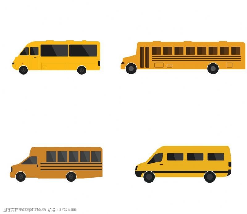 公交车素材图标