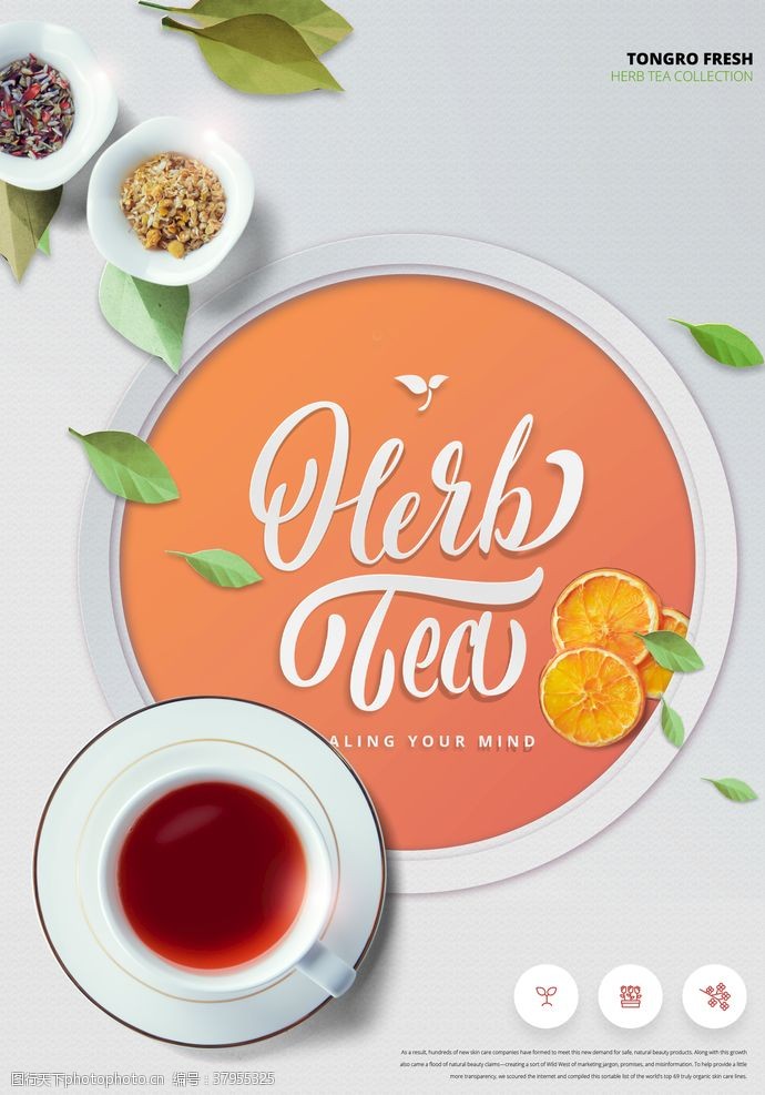 中华茶文化红茶海报