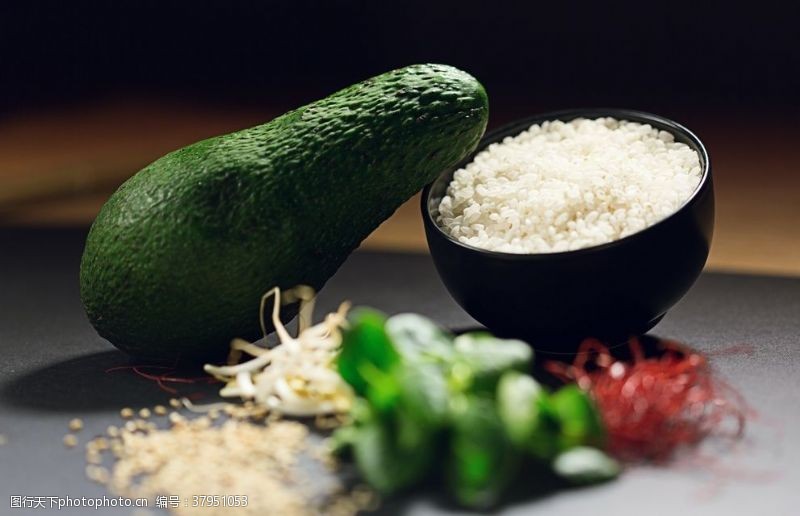 寿司味增蔬菜米饭