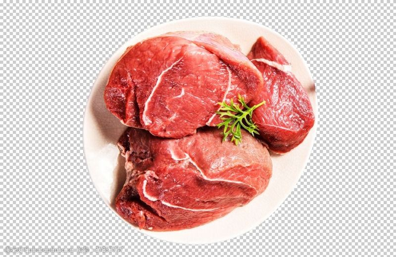 牛肉西餐摆盘食材海报素材