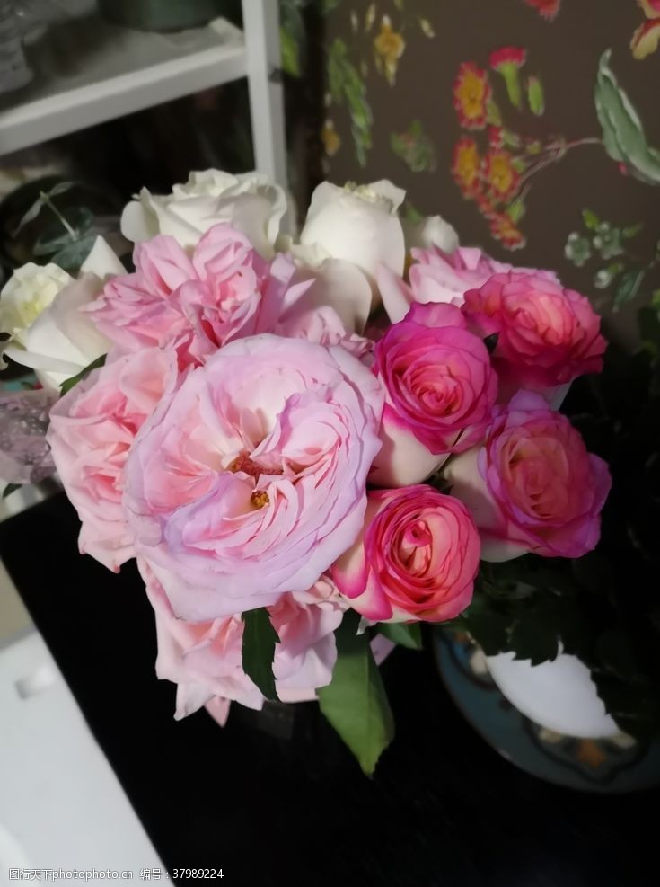 唯美浪漫粉色玫瑰