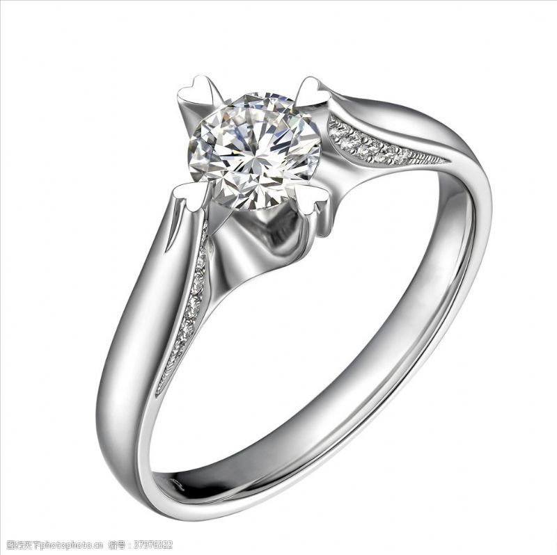 白金铂金戒指结婚戒指钻石珠宝