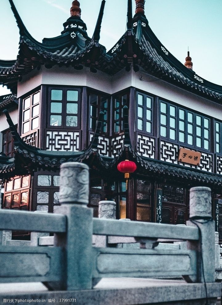 中式古典建筑房屋