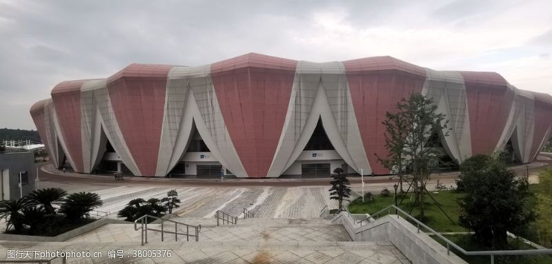 奥运会建筑体育馆全景图