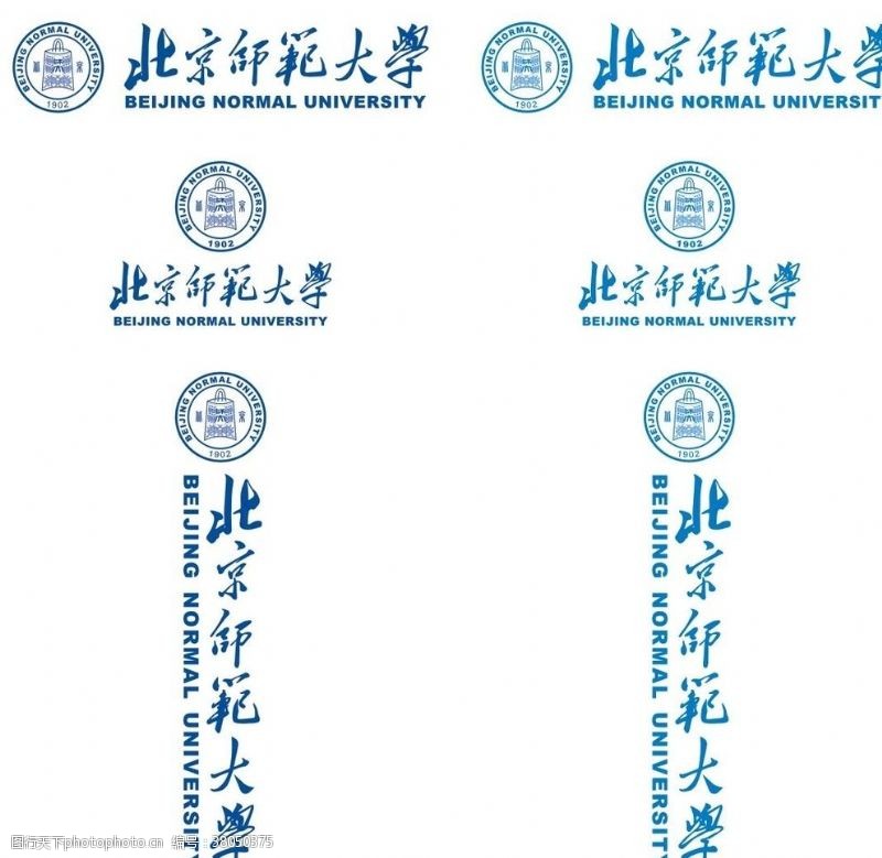cdr4北京师范大学标志logo