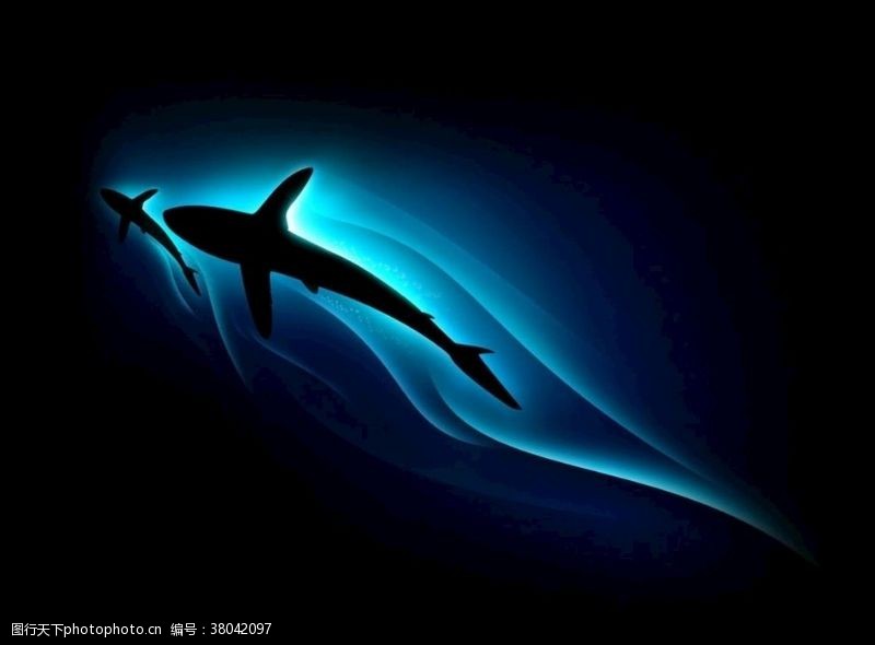 科幻世界海底世界鲸鱼