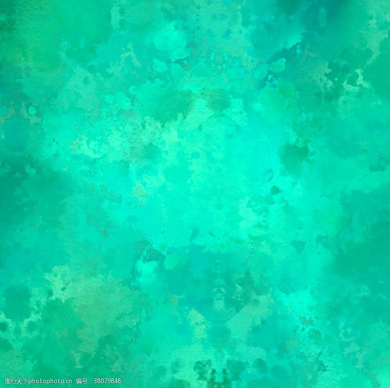 绿色海藻斑驳松石蓝背景图