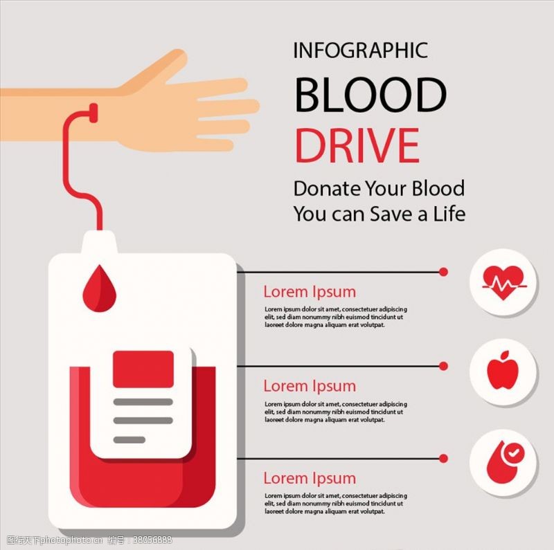 社区折页献血