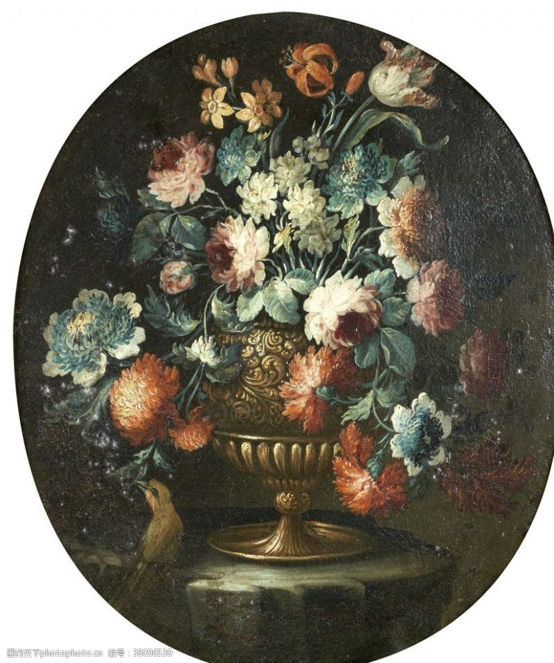 定位花型油画