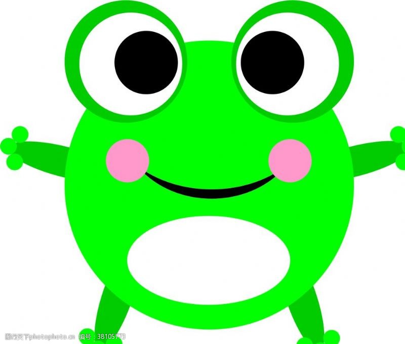 绿色青蛙小青蛙