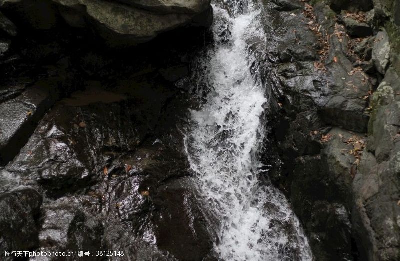 莲名山大川自然风景瀑布水滴