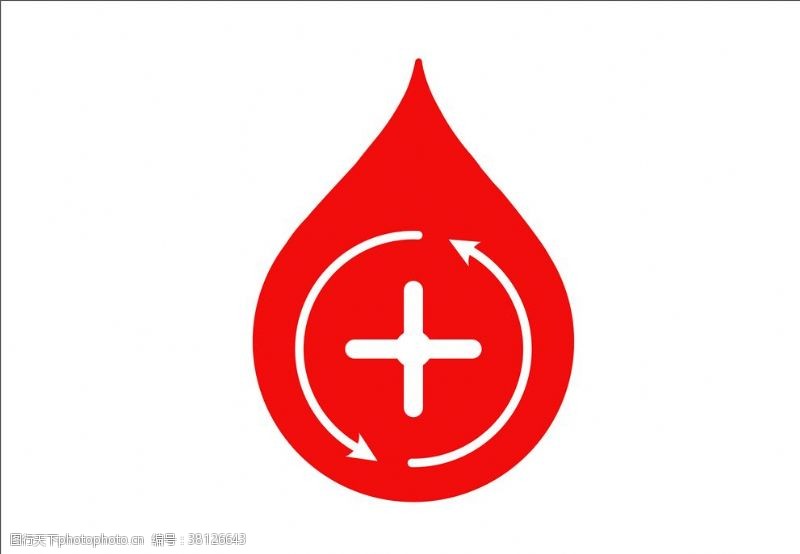 水滴标志红色logo标志设计水滴