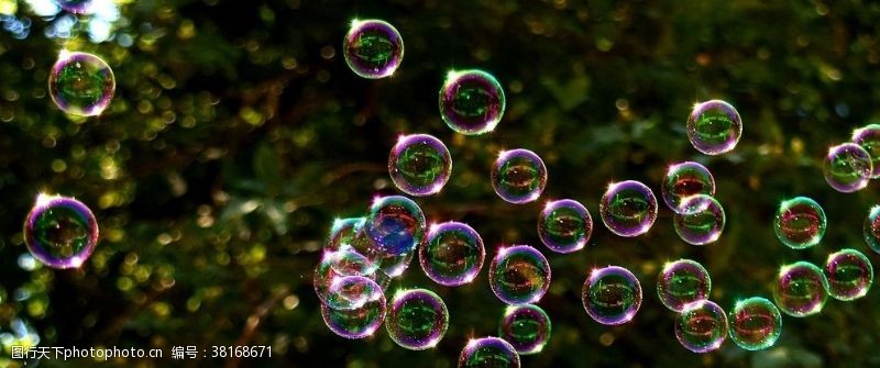 水珠气泡
