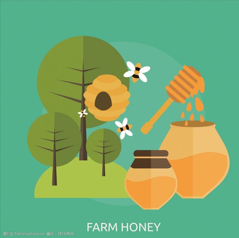 养蜂农蜂蜜