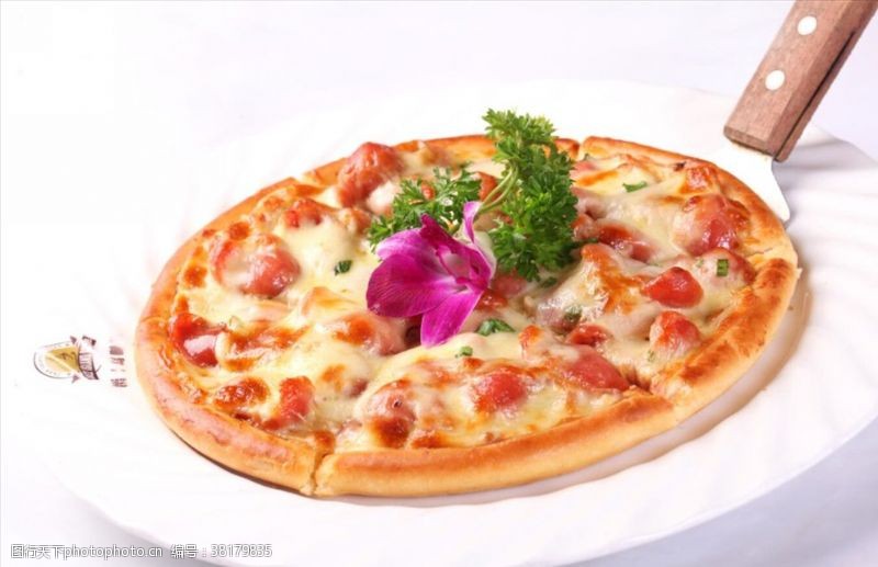 菜单菜谱香肠比萨