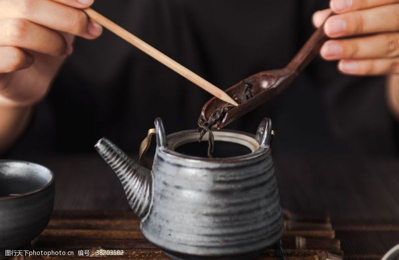竹篓子喝茶