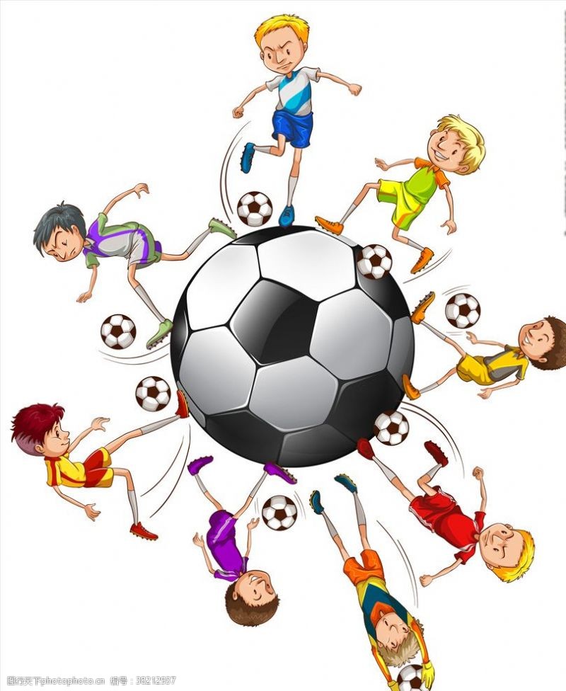 足球练习儿童足球