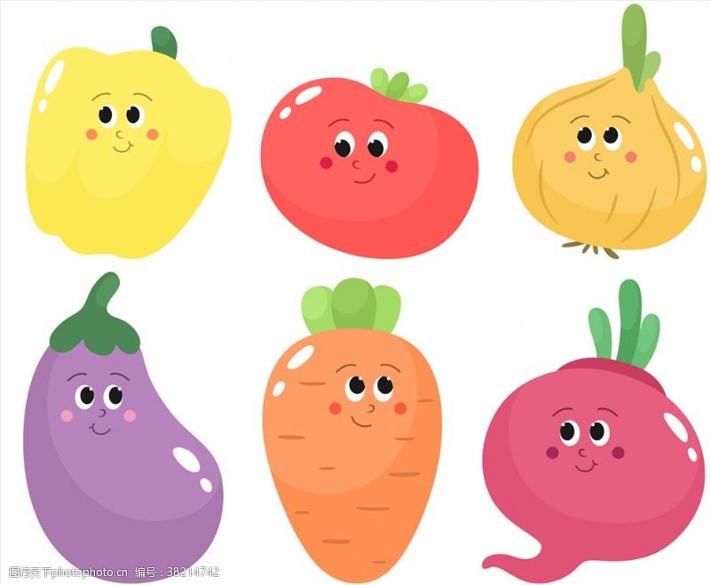 水果卡通卡通蔬菜