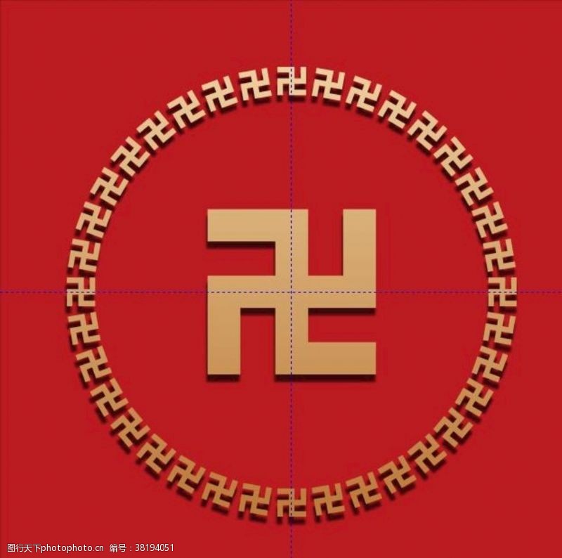民族元素中国风边框装饰红色元素