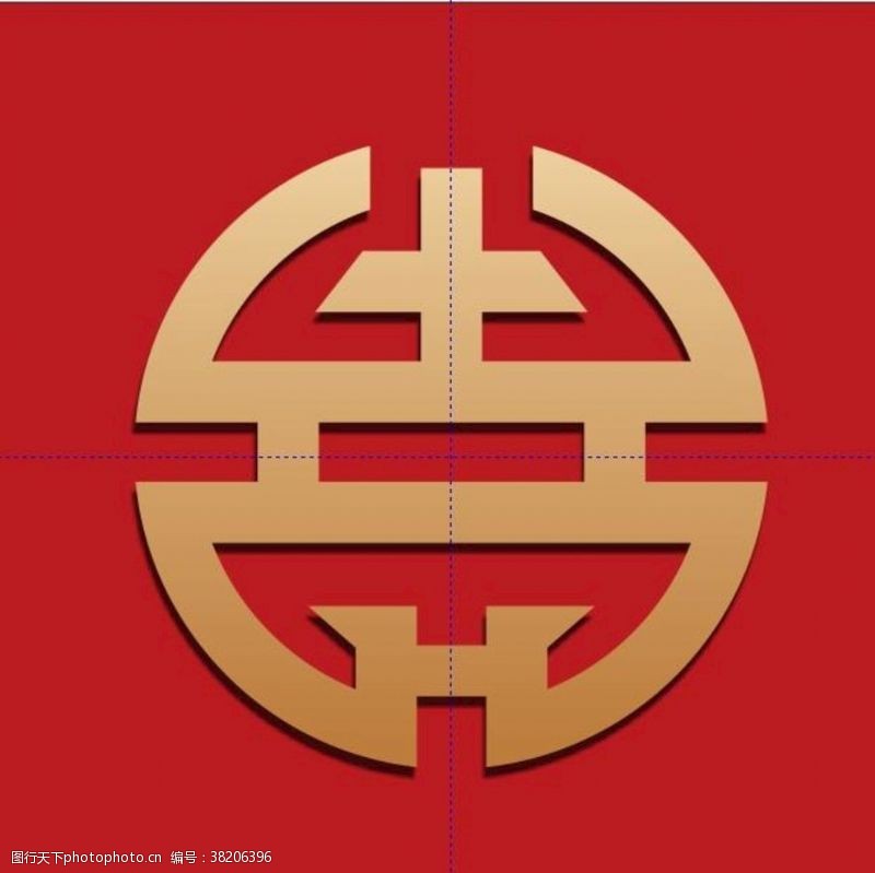 民族元素中国风边框装饰红色元素