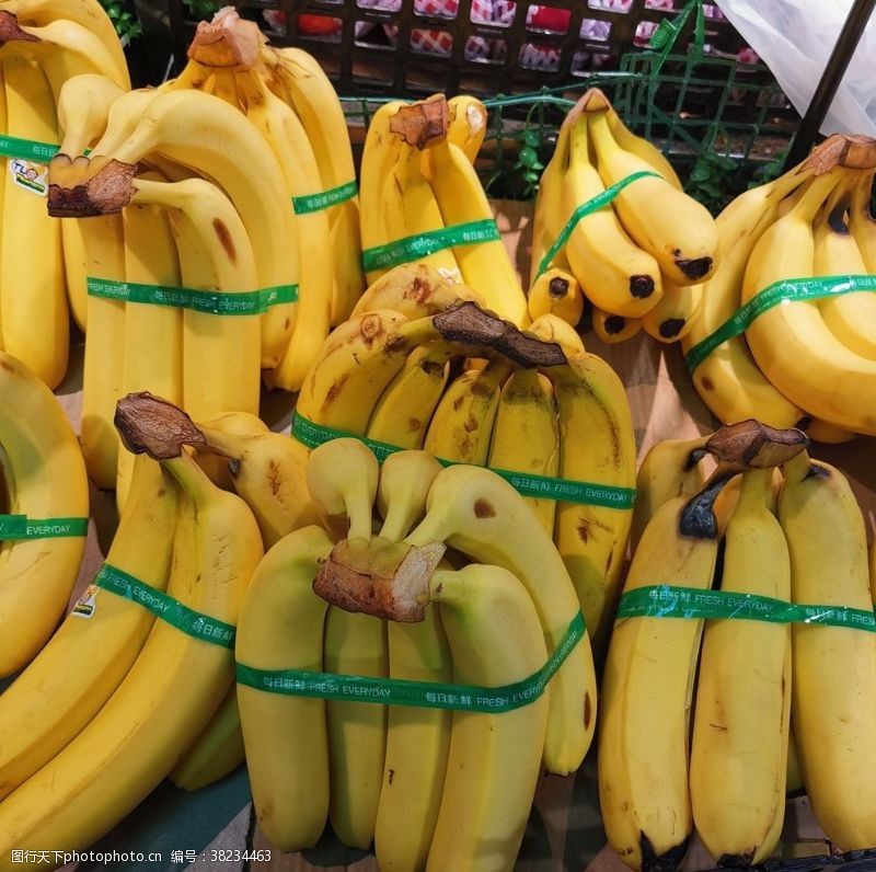一串金超市捆扎香蕉