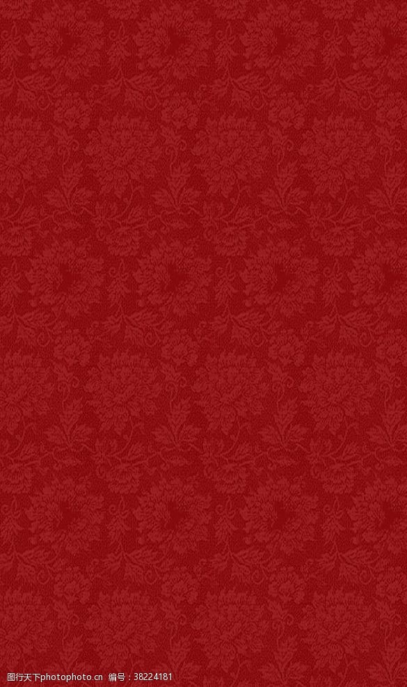 红色花朵古典中国风花朵纹理背景