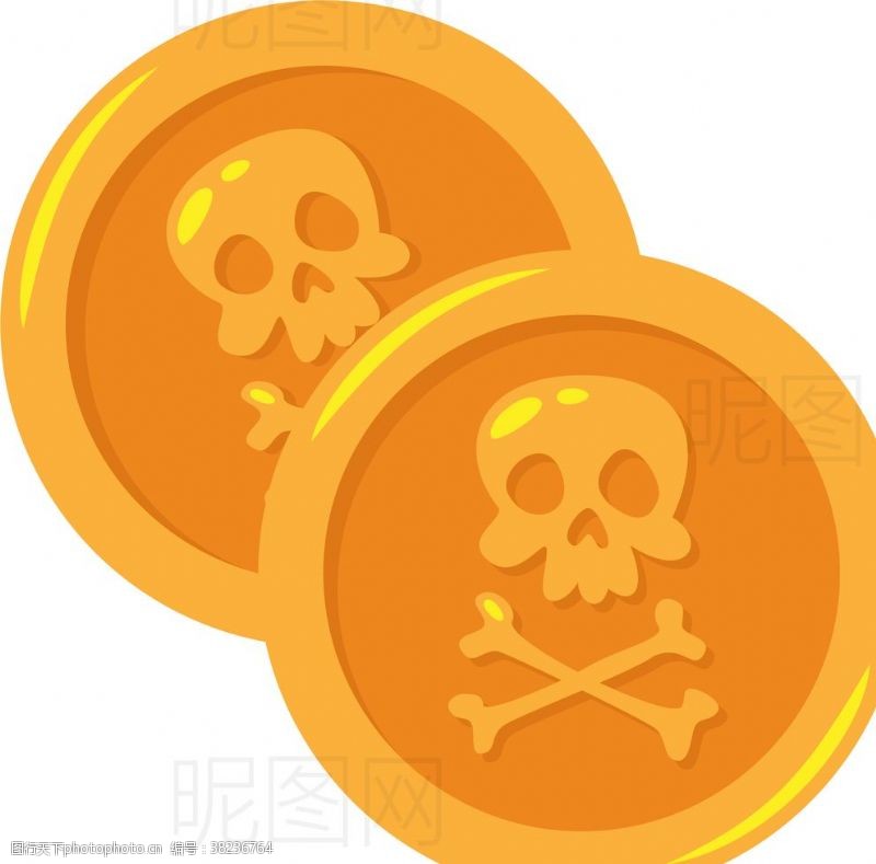 海盗旗金币