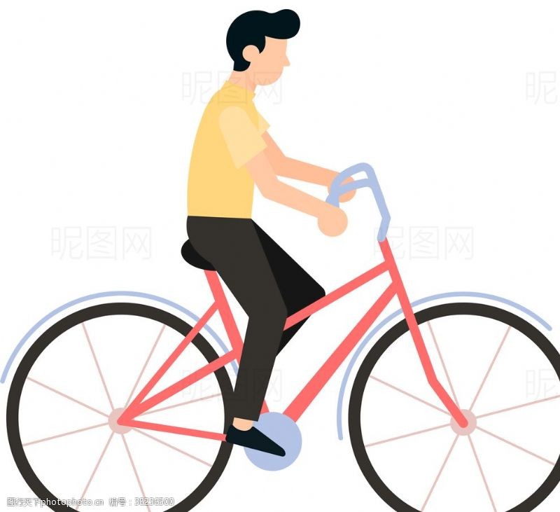 排球赛骑自行车