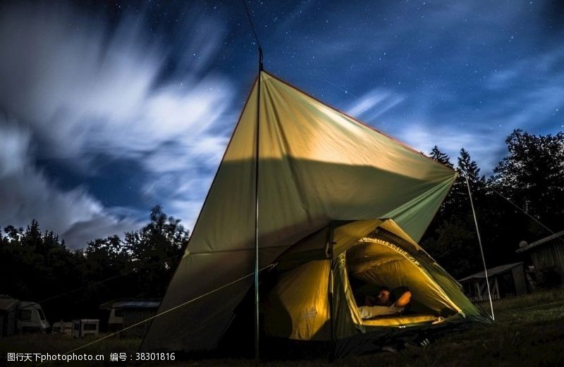 自动帐篷露营