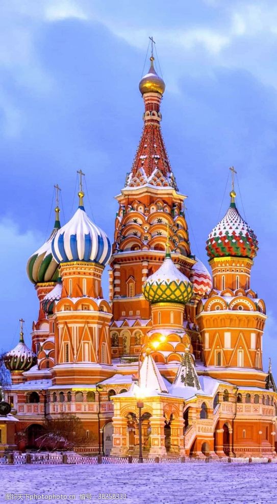俄罗斯风景童话般的建筑风景