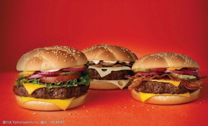 餐厅广告牛肉汉堡