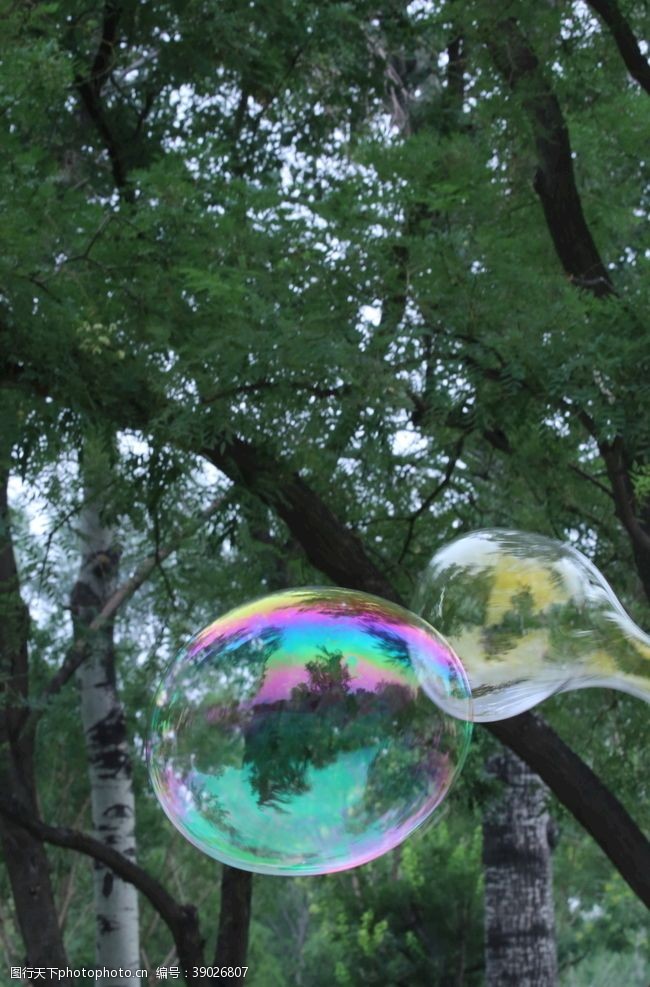 彩色气泡泡泡图片