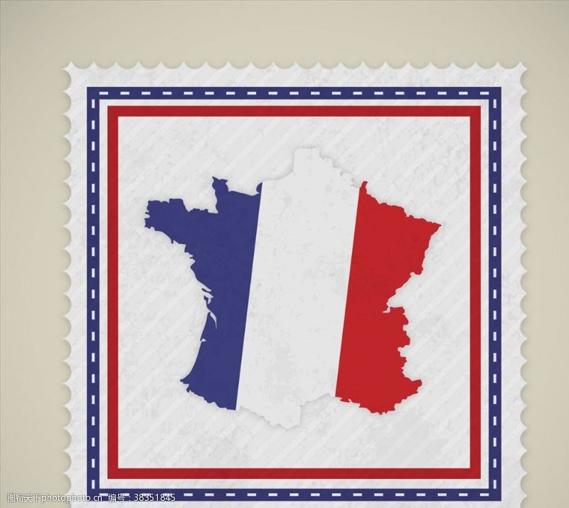 邮票设计法国邮票