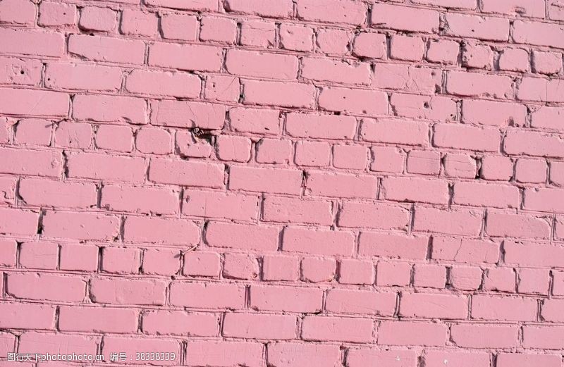 横粉色墙壁