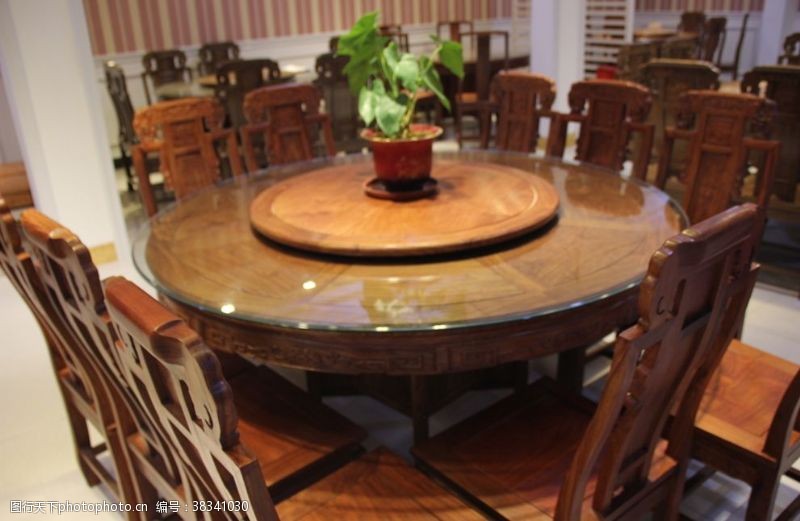 茶具红木桌子