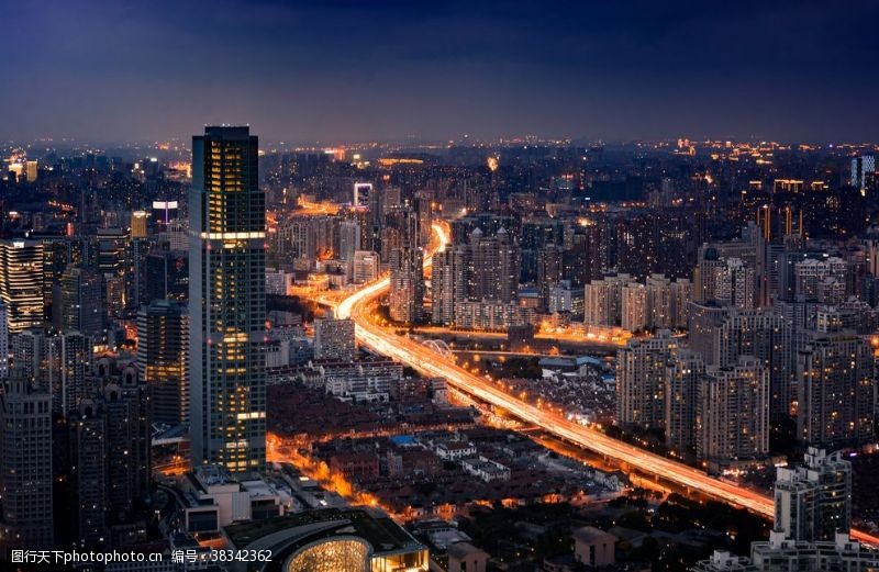 大都会上海夜景
